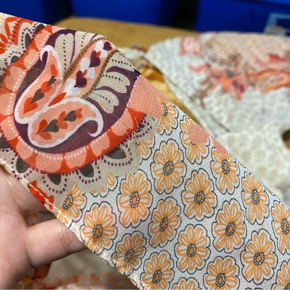 Misa Los Angeles Paisley Floral‎ Boho Dress Emala  V Neckline Vacation Sz Small - Picture 12 of 13